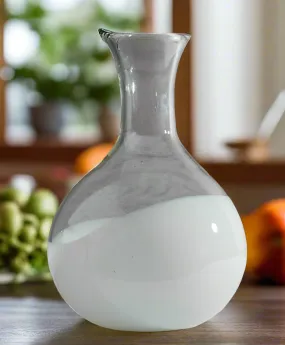 Mexican Hand Blown Glass Carafe