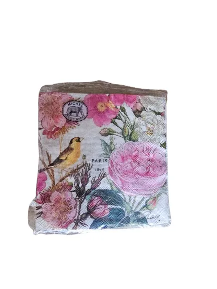 MICHAEL DESIGN WORKS LUSH BOTANICAL MAGICAL GARDEN PAPER PLACEMATS FLORAL BIRDS BUMBLEBEE PLUS BONUS!