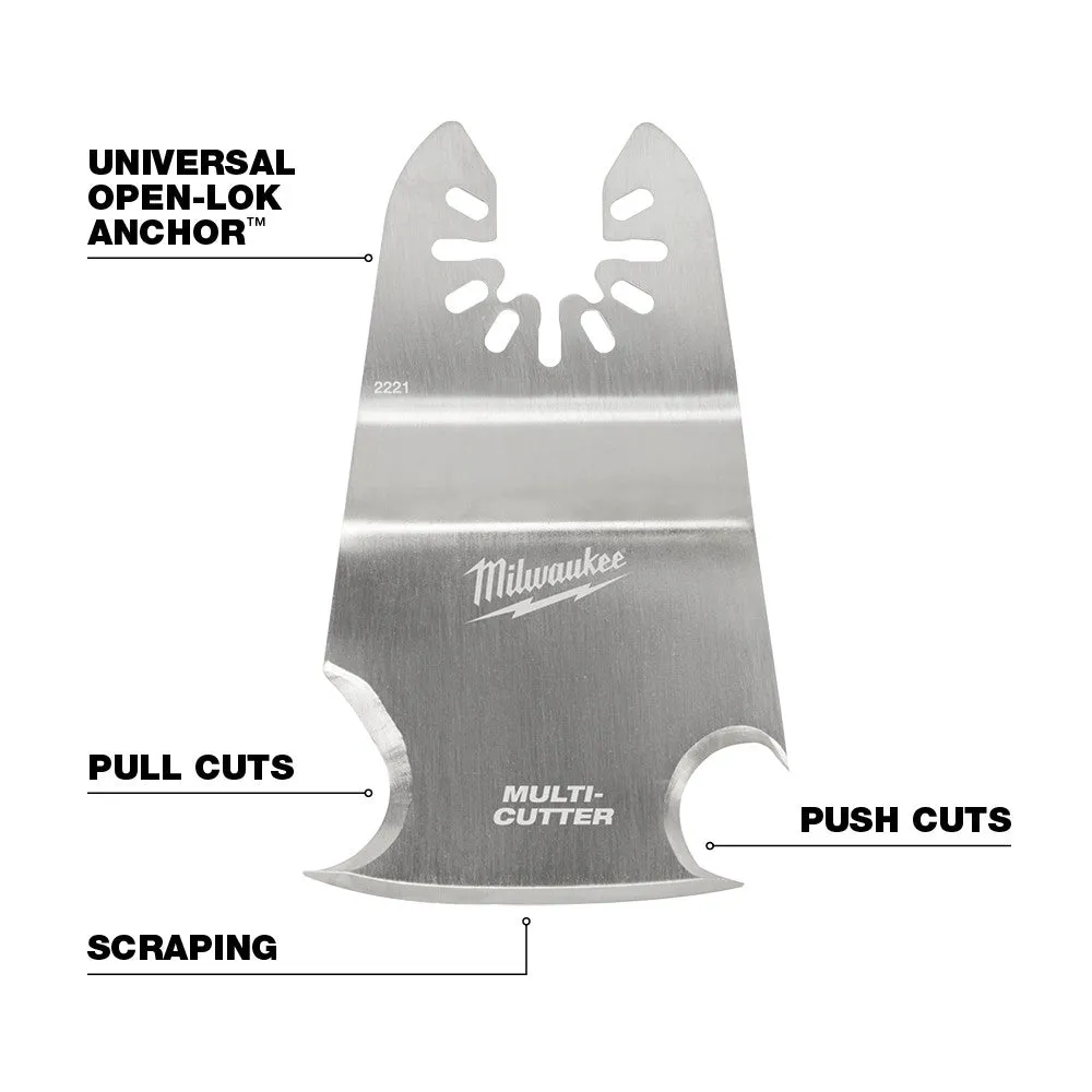 Milwaukee  49-25-2221 Milwaukee® OPEN-LOK™ 3-IN-1 MULTI-CUTTER SCRAPER BLADE 1PK