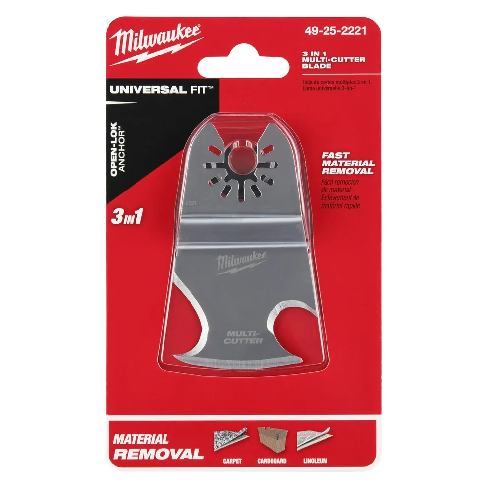 Milwaukee  49-25-2221 Milwaukee® OPEN-LOK™ 3-IN-1 MULTI-CUTTER SCRAPER BLADE 1PK