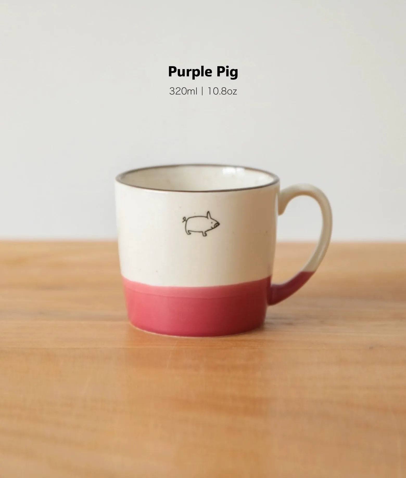 Mino-Yaki animal ceramic mug 320ml/10.8oz