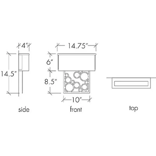 Modelli 15329 Indoor/Outdoor Wall Sconce By Ultralights Lighting