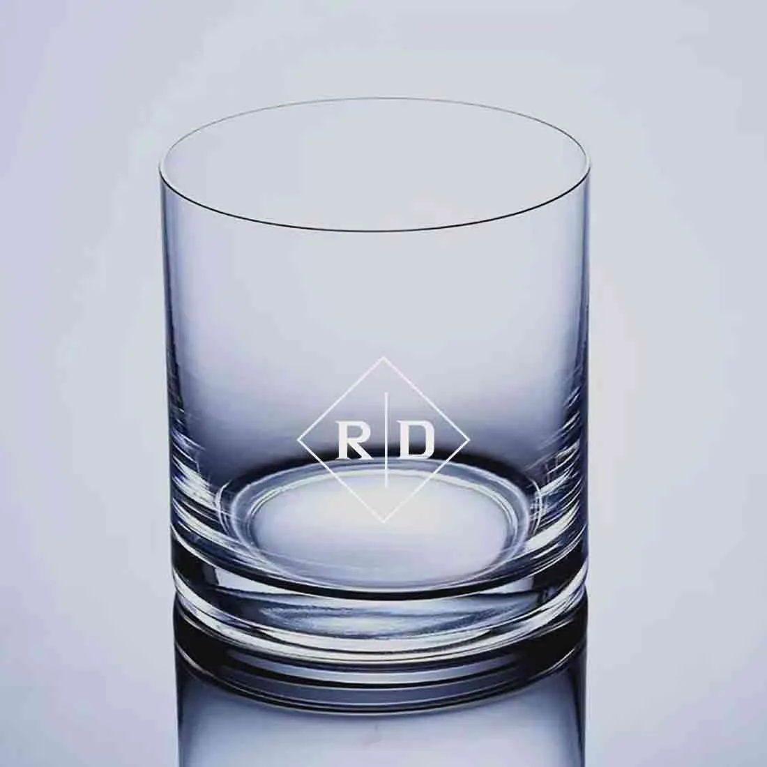 Monogrammed Whiskey Glasses-Custom Engraved Alcohol Glass with Initial