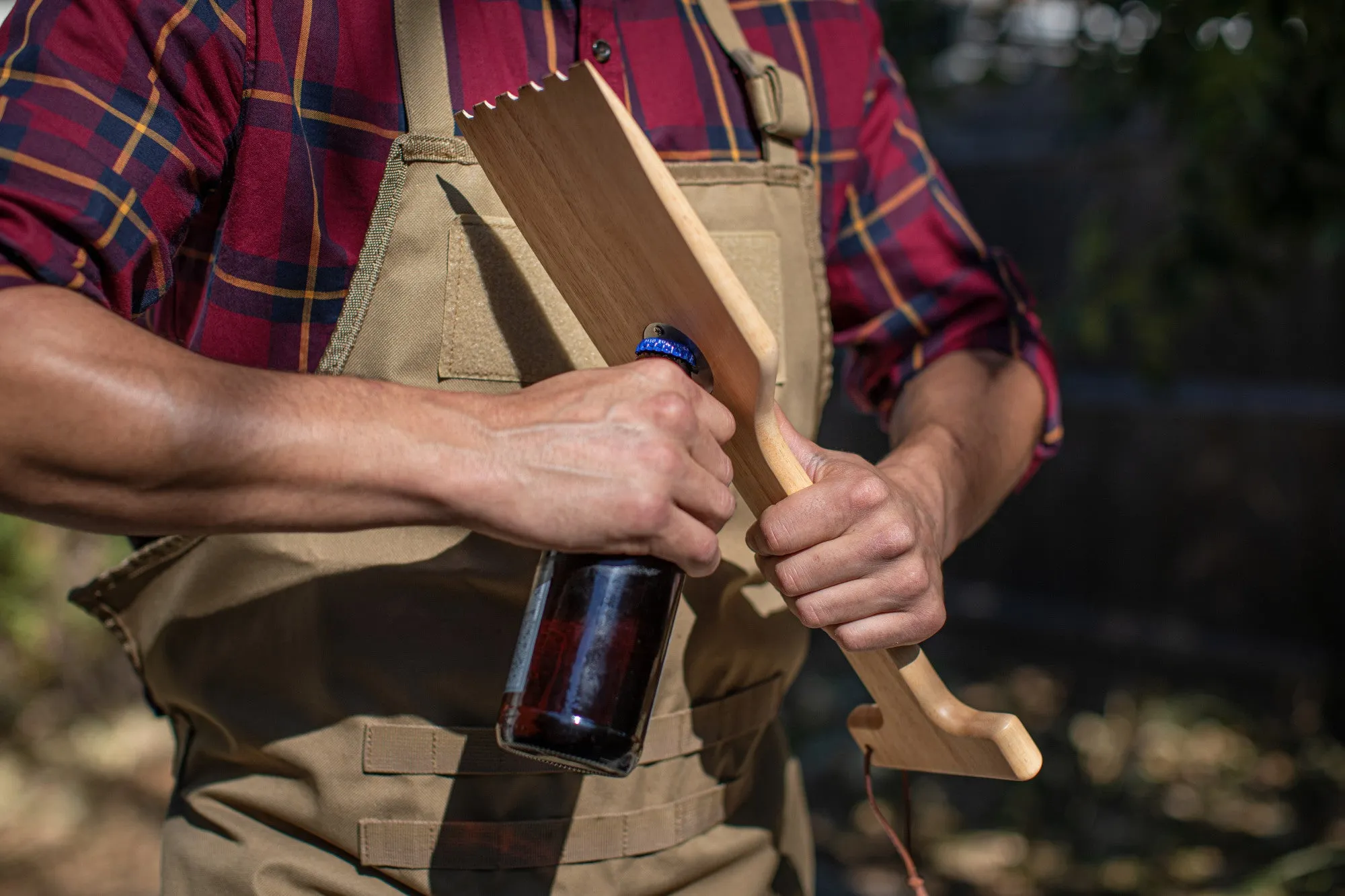 Montreal Canadiens - Hardwood BBQ Grill Scraper with Bottle Opener