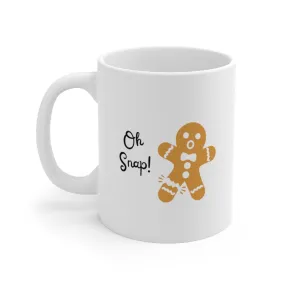 Oh Snap Gingerbread Ceramic Mug 11oz