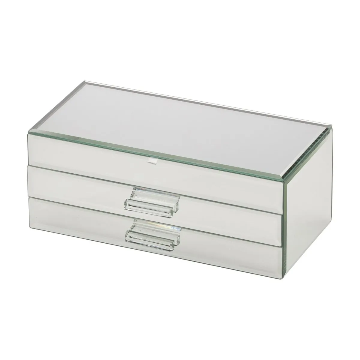 One Six Eight London Gabriella Mirror Jewellery Box with Drawers Large