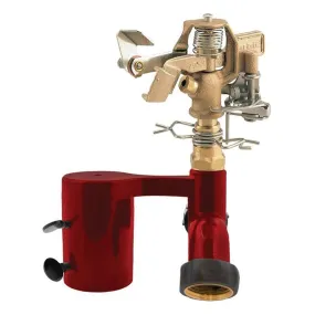 Orbit Brass Impact Sprinkler with T-Post Adapter