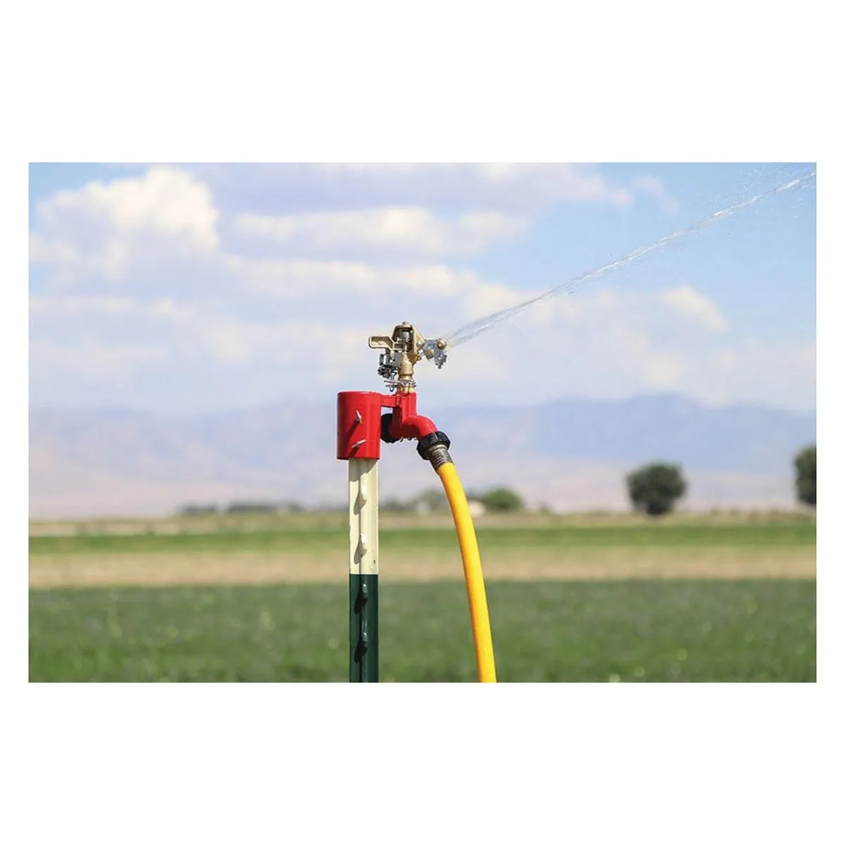 Orbit Brass Impact Sprinkler with T-Post Adapter