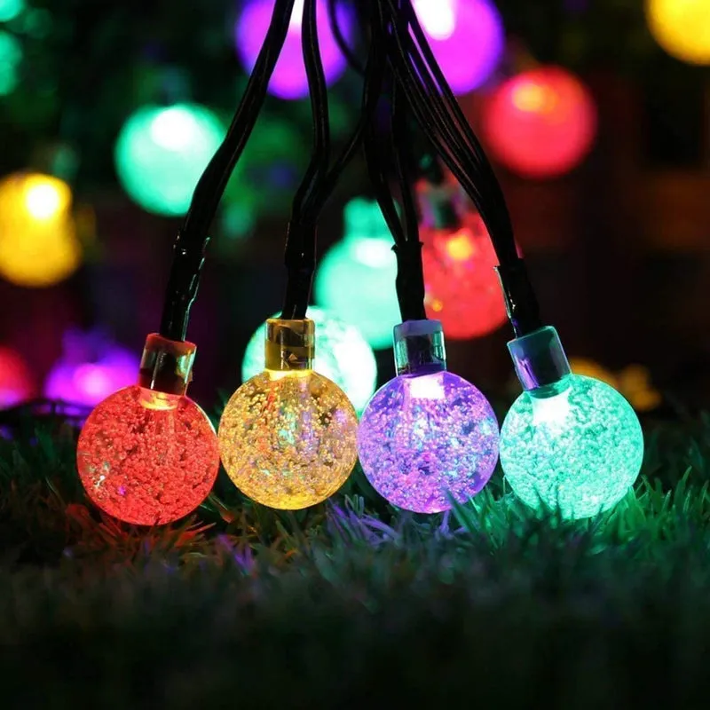 Outdoor Waterproof LED 8 Modes Solar Bulbs String Lights