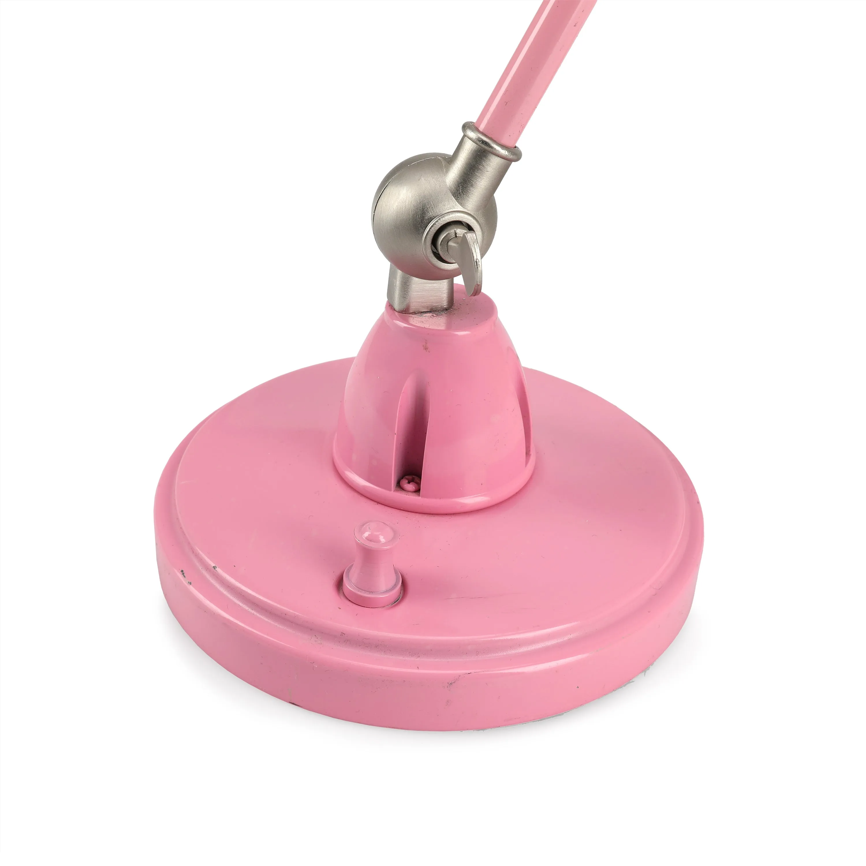 Pink Adjustable Swing Arm Desk Lamp