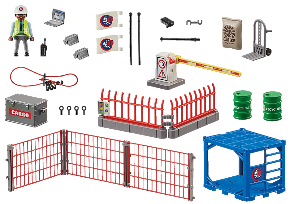 Playmobil City Action Cargo Freight Storage