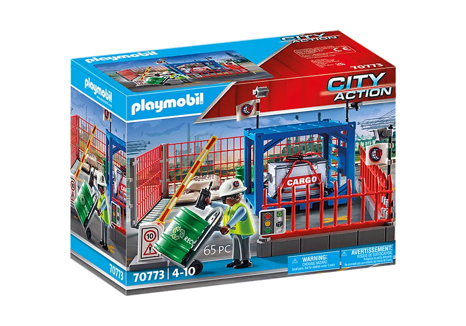 Playmobil City Action Cargo Freight Storage