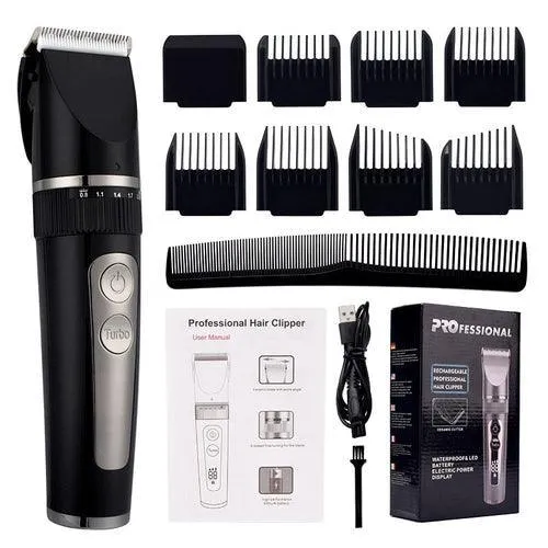 Professional Hair Clipper For Men Rechargeable Electric Razor Hair