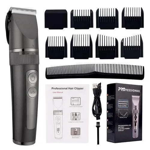 Professional Hair Clipper For Men Rechargeable Electric Razor Hair