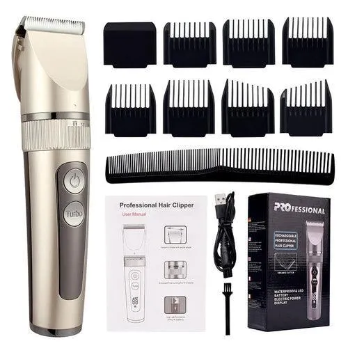 Professional Hair Clipper For Men Rechargeable Electric Razor Hair