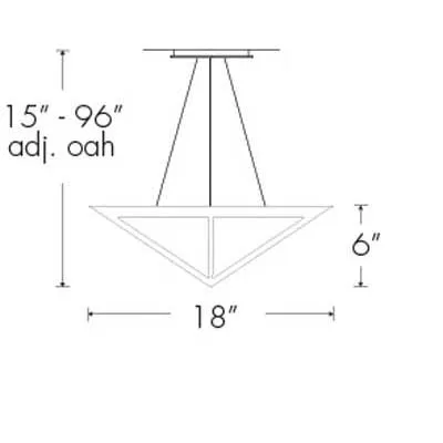 Profiles 11201-18-SM Indoor/Outdoor Stem Mount Pendant By Ultralights Lighting