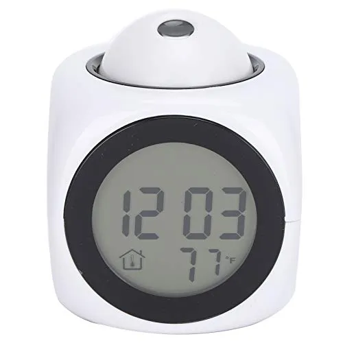 Projection Clock, LCD Clock, Celsius And Fahrenheit Temperatures Can Be Converted for Students Office Workers