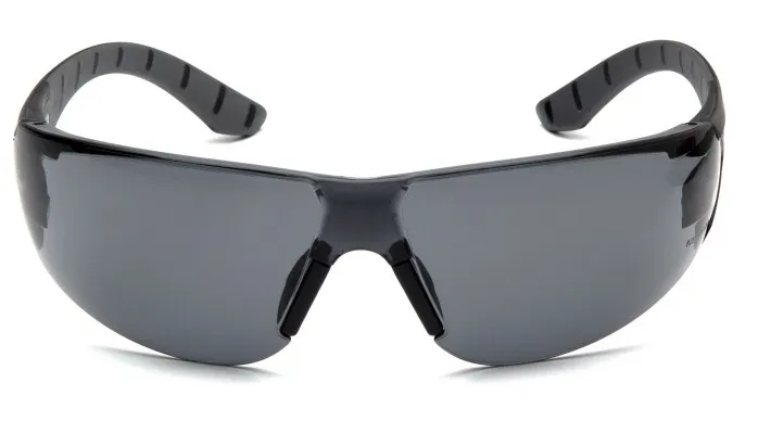 Protective Glasses - Pyramex Endeavor Plus Gray H2X Anti-Fog Lens with Black and Gray Temples SBG9620ST