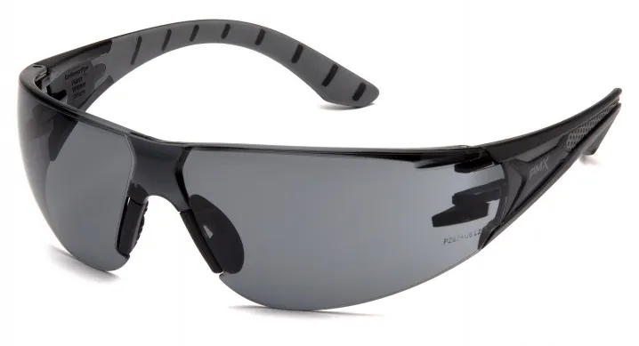 Protective Glasses - Pyramex Endeavor Plus Gray H2X Anti-Fog Lens with Black and Gray Temples SBG9620ST