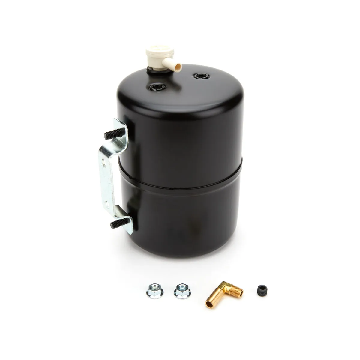 Racing Power Black Steel Vacuum System Reservoir Tank