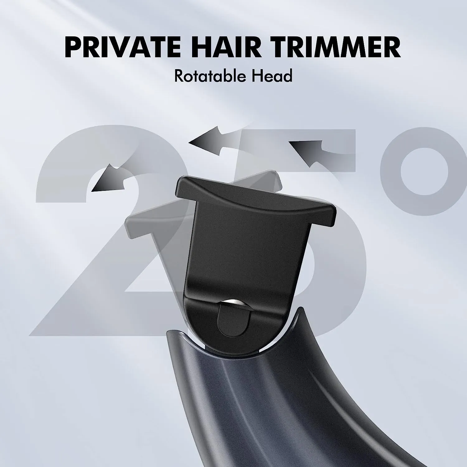 Rechargeable Pubic Hair Trimmer Wet/Dry Electric Razor for Men LED Display, IPX7 Waterproof Hair Shaver