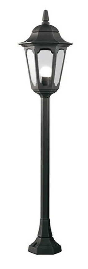 Regent Black Outdoor Pillar Lantern - ID 5746