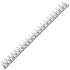 Rexel Plastic Binding Comb Round 21 Loop 50Mm A4 White Box 50