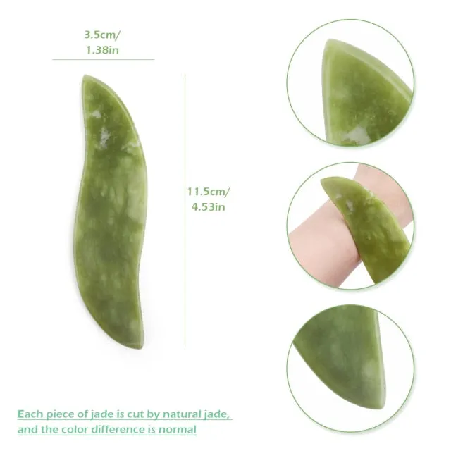 Rose Quartz Face Massager Gua Sha Scraper Natural Jade Stone Skin Care Massager for Body Facial Neck Back Beauty Health Eye SPA