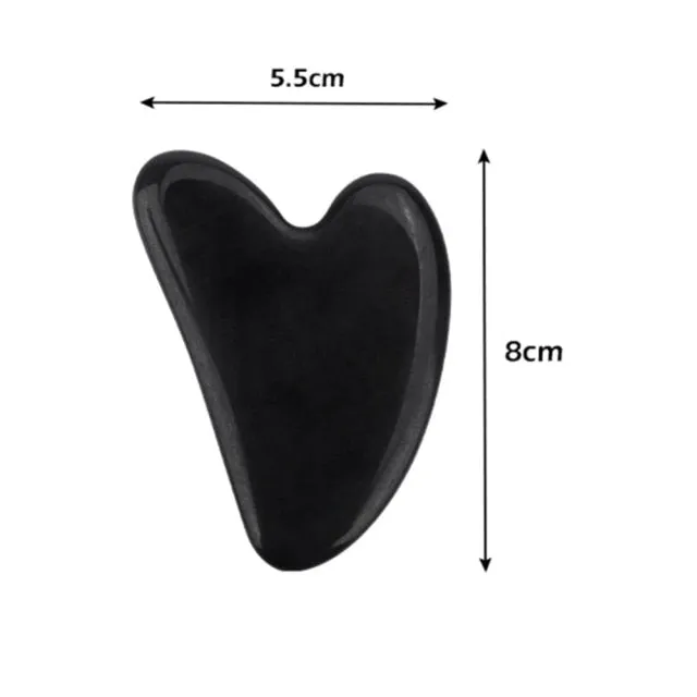 Rose Quartz Face Massager Gua Sha Scraper Natural Jade Stone Skin Care Massager for Body Facial Neck Back Beauty Health Eye SPA