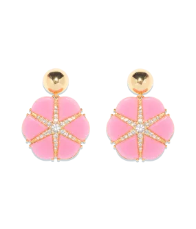 Rosemary Statement Earring in Pink