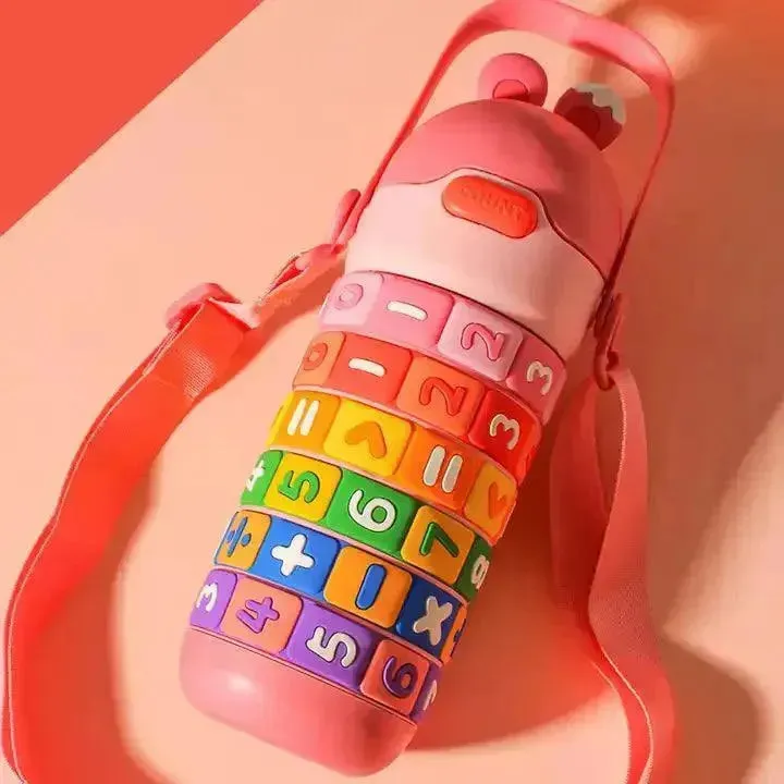 Rotating Numbers Educational Bottle For Kids (430 ml)