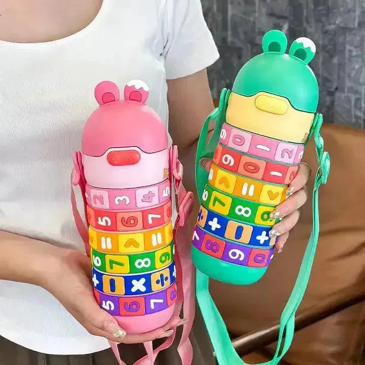 Rotating Numbers Educational Bottle For Kids (430 ml)