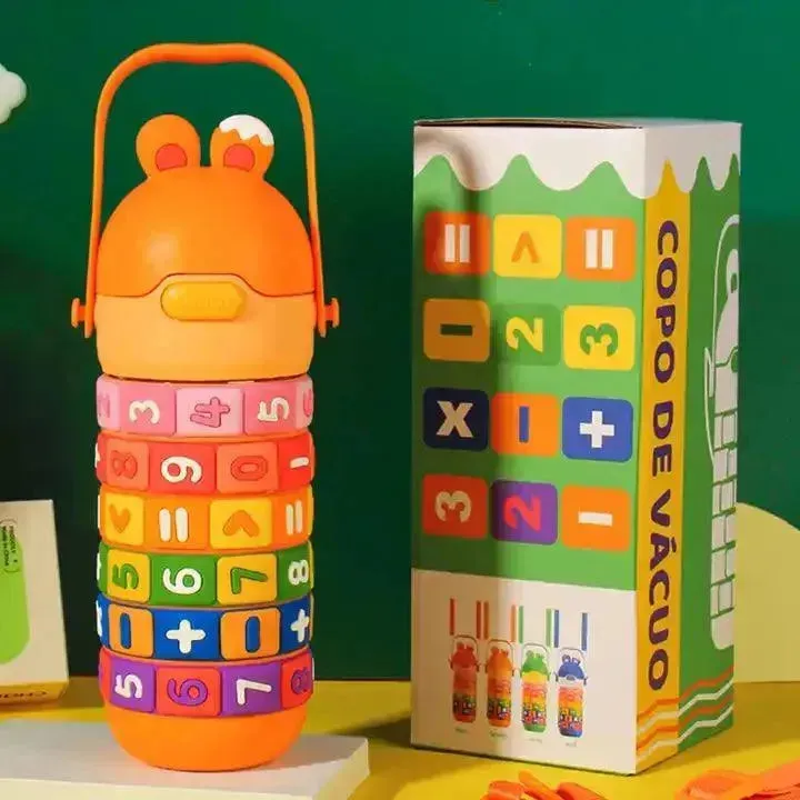 Rotating Numbers Educational Bottle For Kids (430 ml)