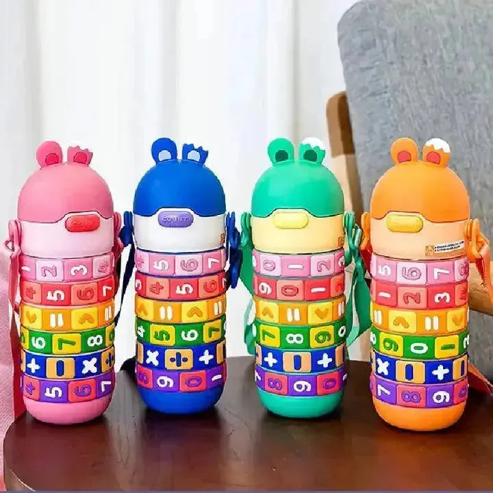 Rotating Numbers Educational Bottle For Kids (430 ml)