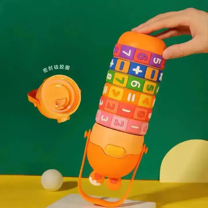 Rotating Numbers Educational Bottle For Kids (430 ml)