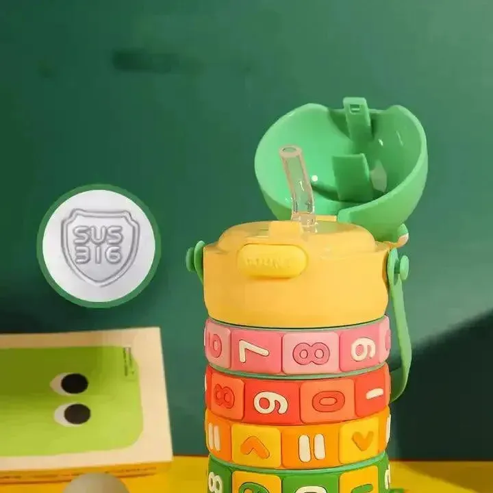 Rotating Numbers Educational Bottle For Kids (430 ml)