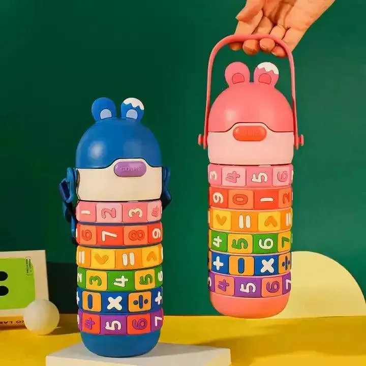 Rotating Numbers Educational Bottle For Kids (430 ml)