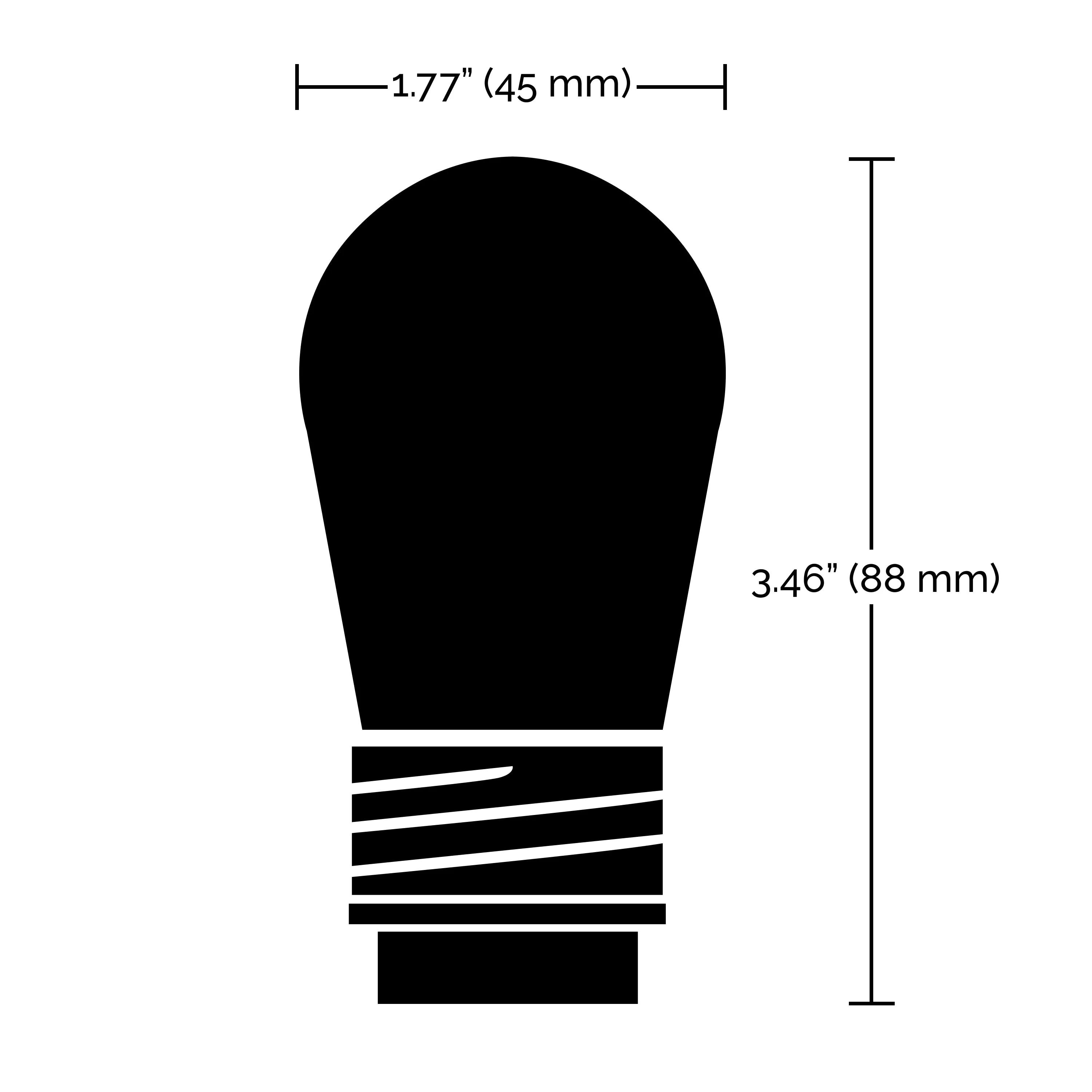 Satco S11273 - 4-Pin S14 LED Replacement String Lamp - RGBW - Starfish IOT - 2-Card