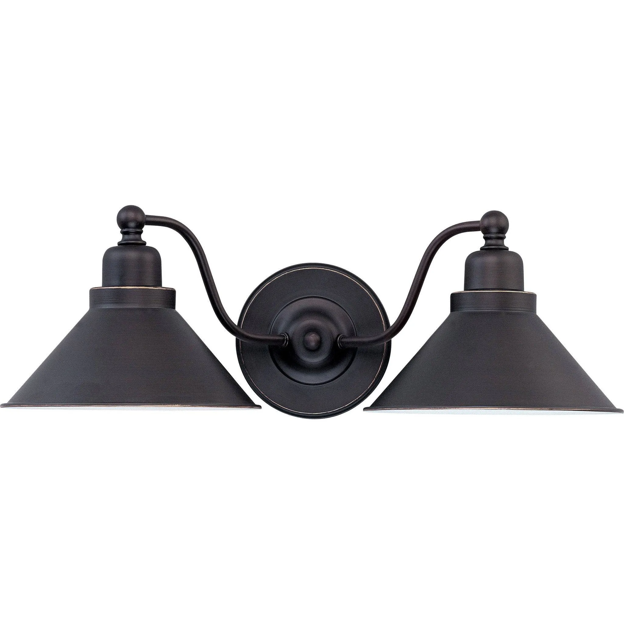 Sconce in Mission Dust Bronze and Metal Shade