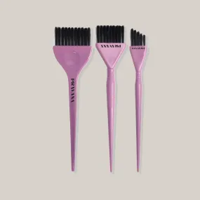 Set of 3 brushes for balayage