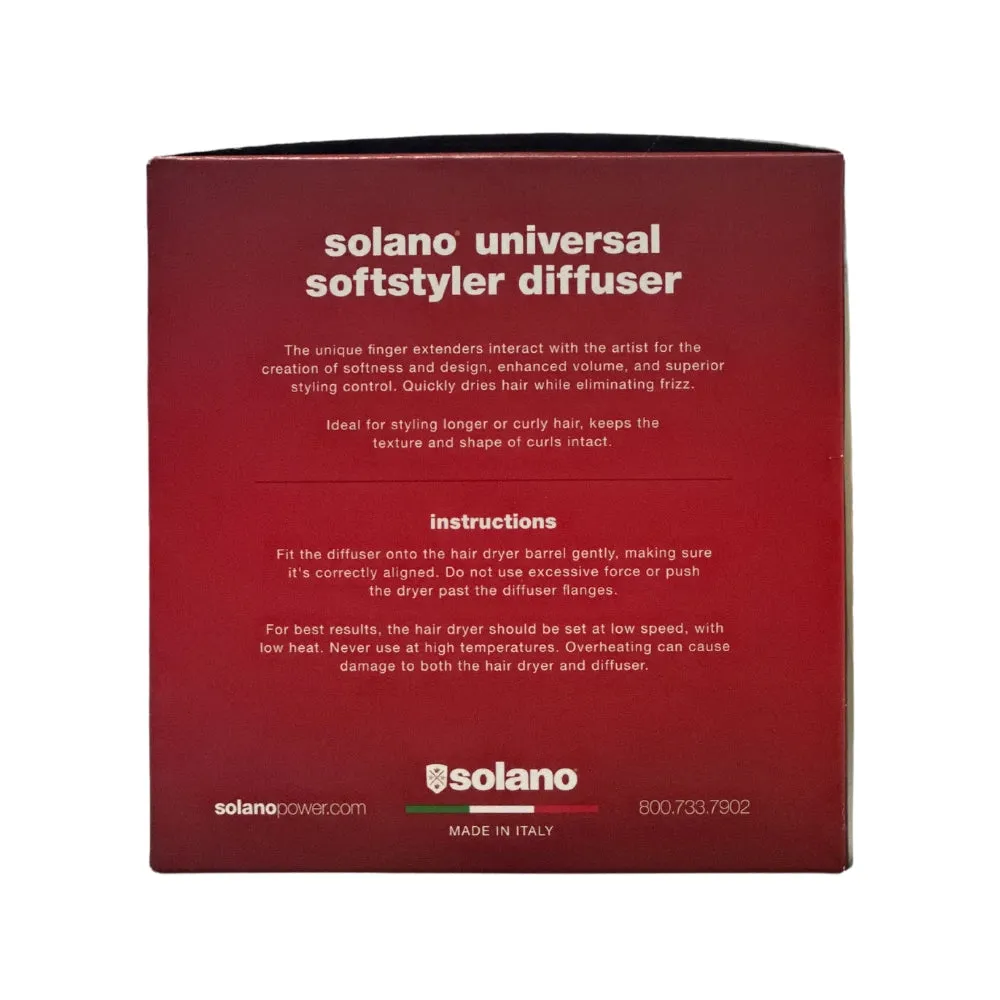 Solano Universal Finger SoftStyler Diffuser