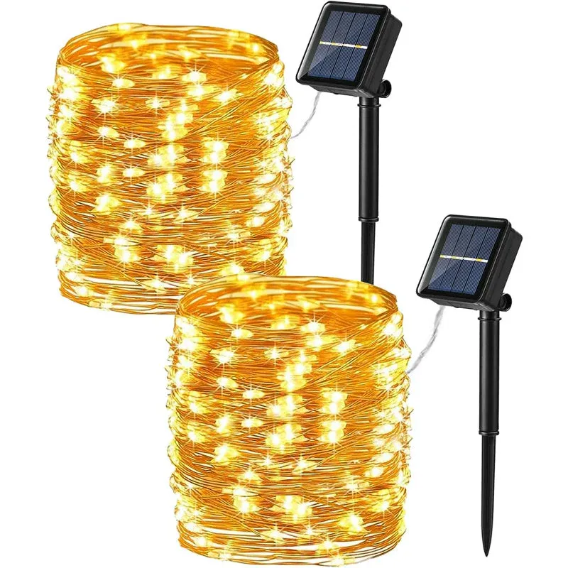 **Solar Powered LED Garden Lights - 20M**