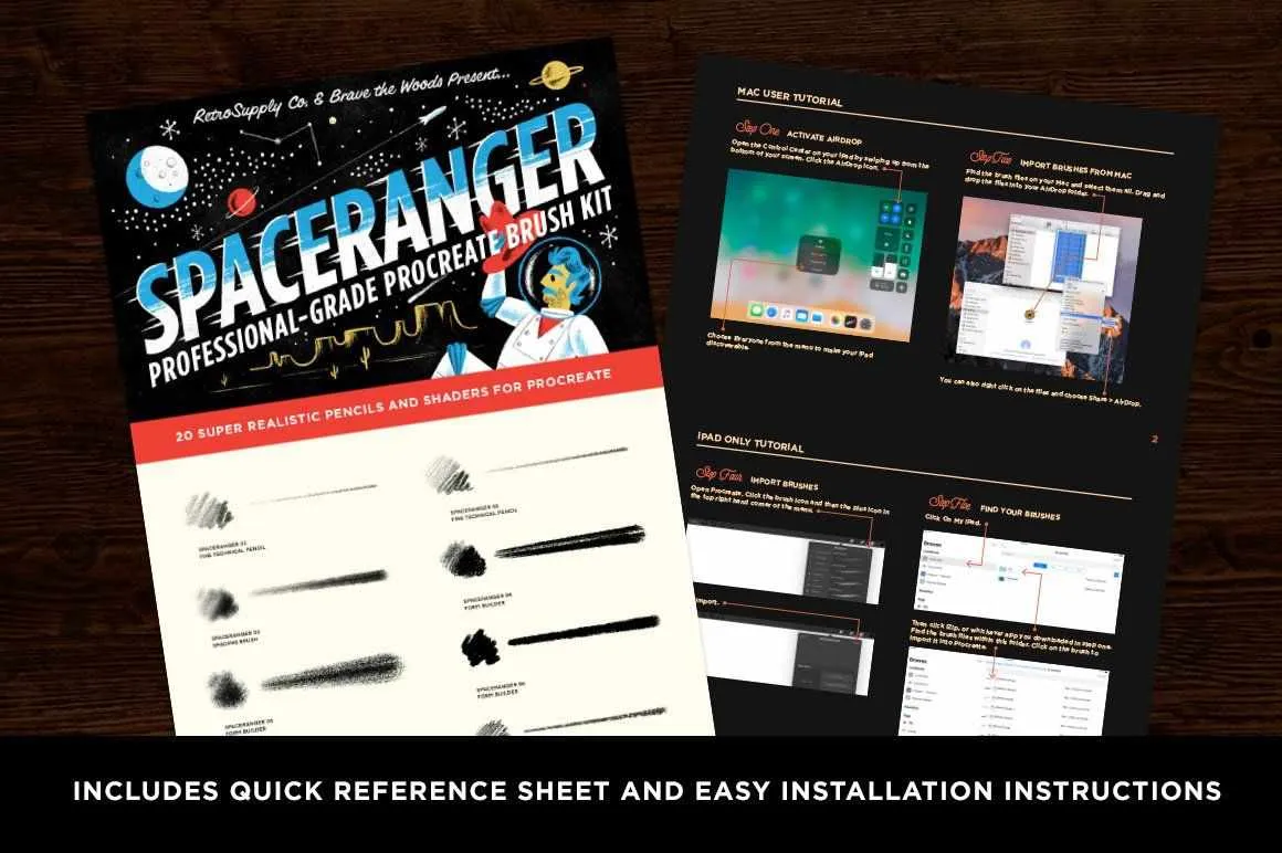 SpaceRanger Brush Pack for Procreate