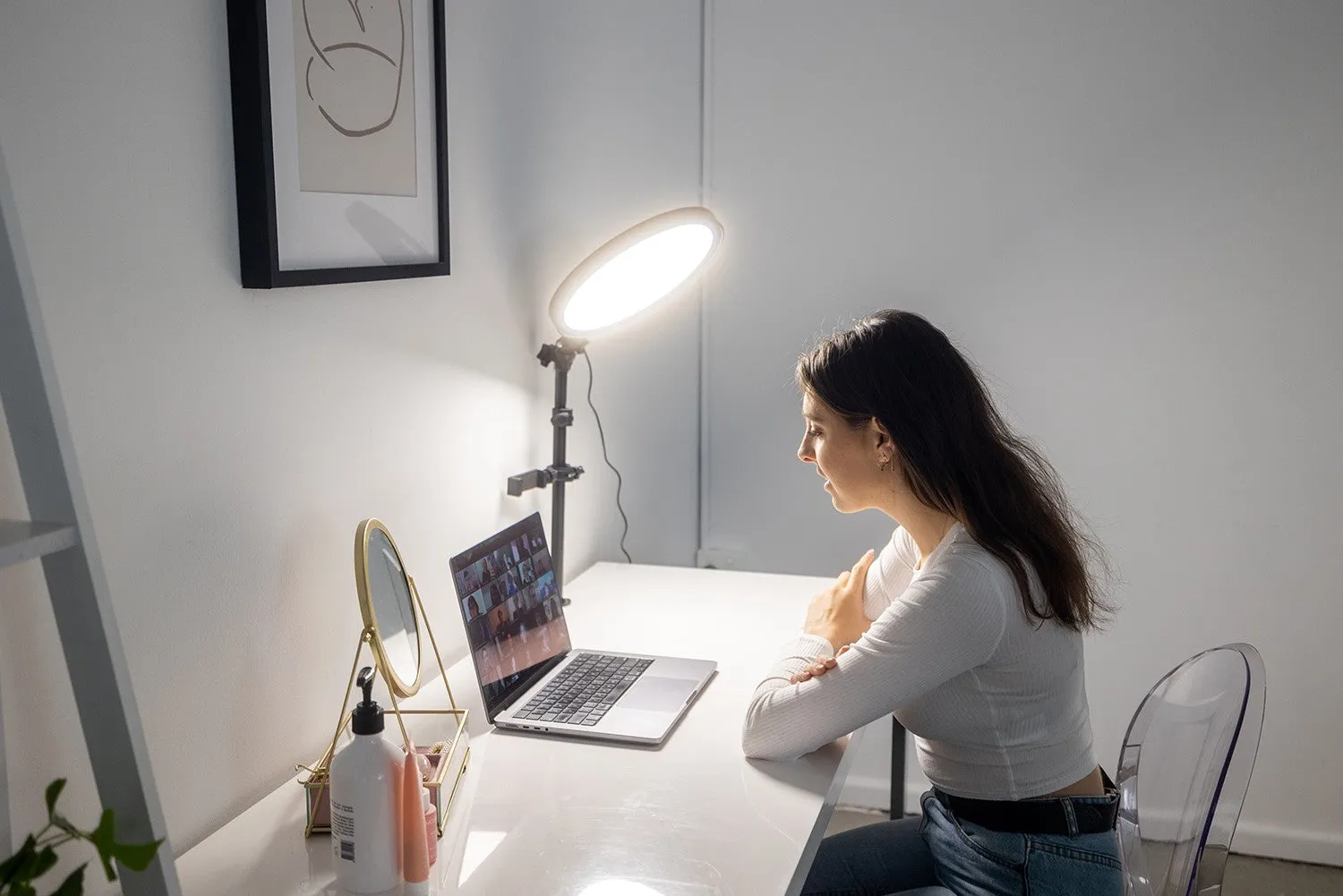 Spectrum Extendable Table Mount LED Light Stand