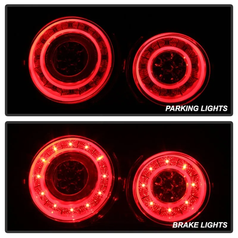 Spyder 09-15 Nissan GTR LED Tail Lights Red Clear ALT-YD-NGTR09-LED-RC