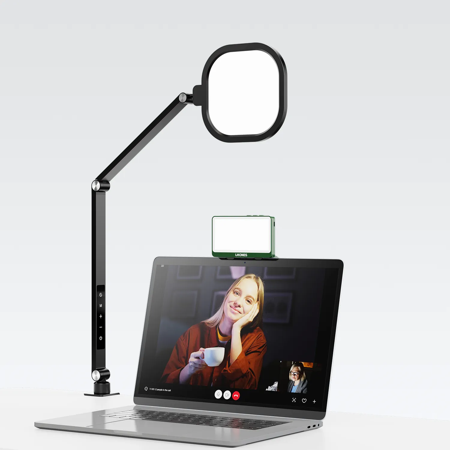 Square Hybrid Worker Kit: Versatile Desk Lamp Combo for Enhanced Efficiency