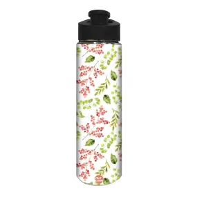 Stainless Steel Sipper Bottle -  Colorful Leaves