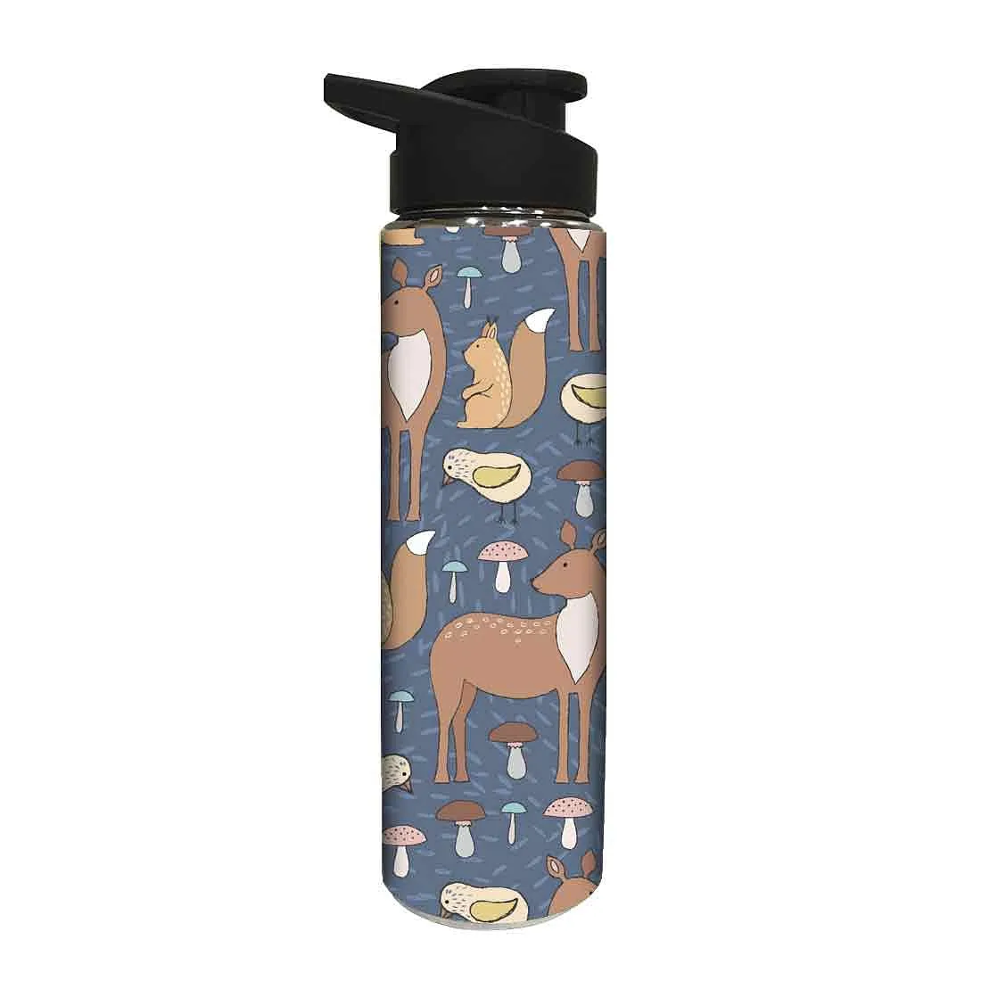 Stainless Steel Water Bottle -  Chick and Mushroom