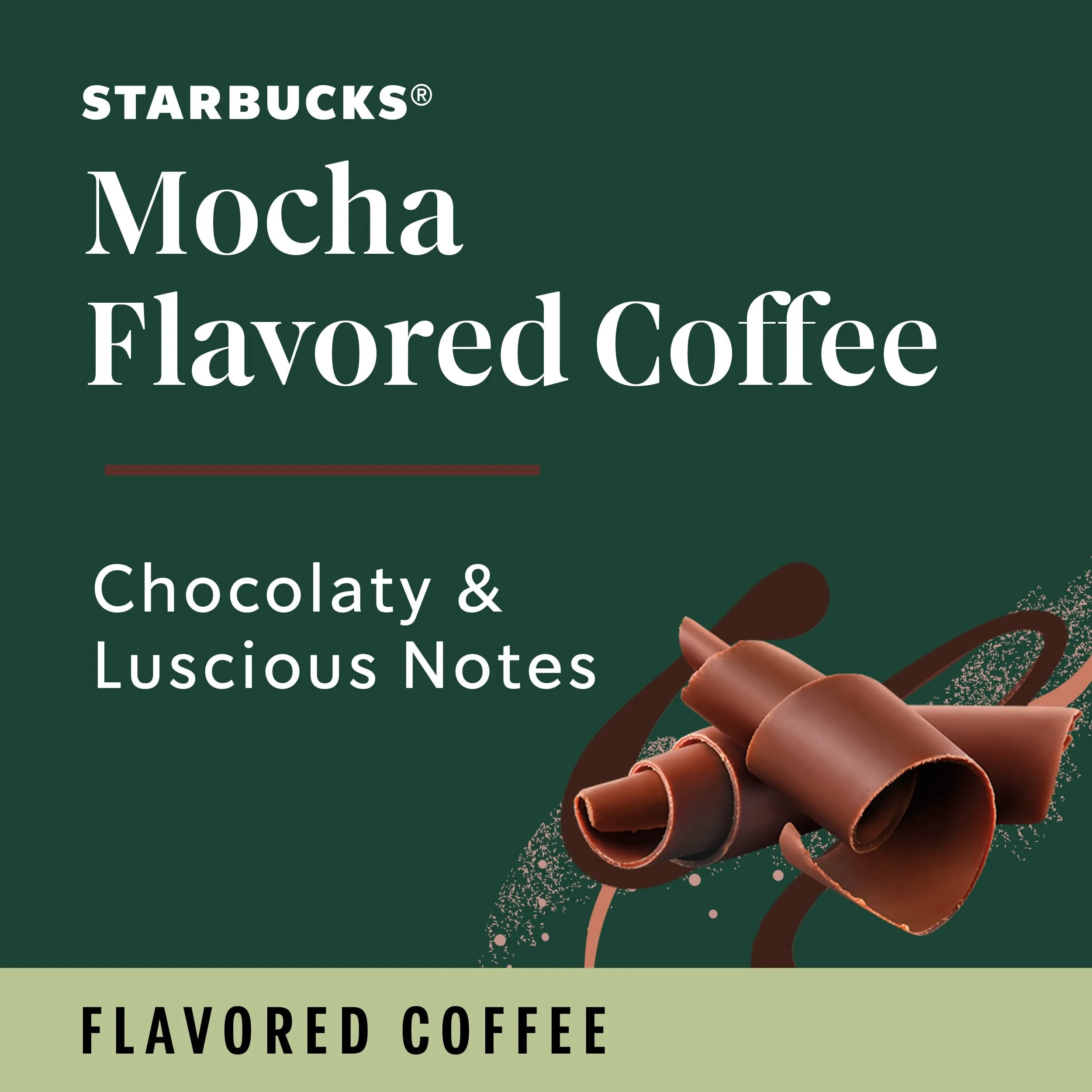 Starbucks Arabica Beans Mocha, Ground Coffee, 11 oz