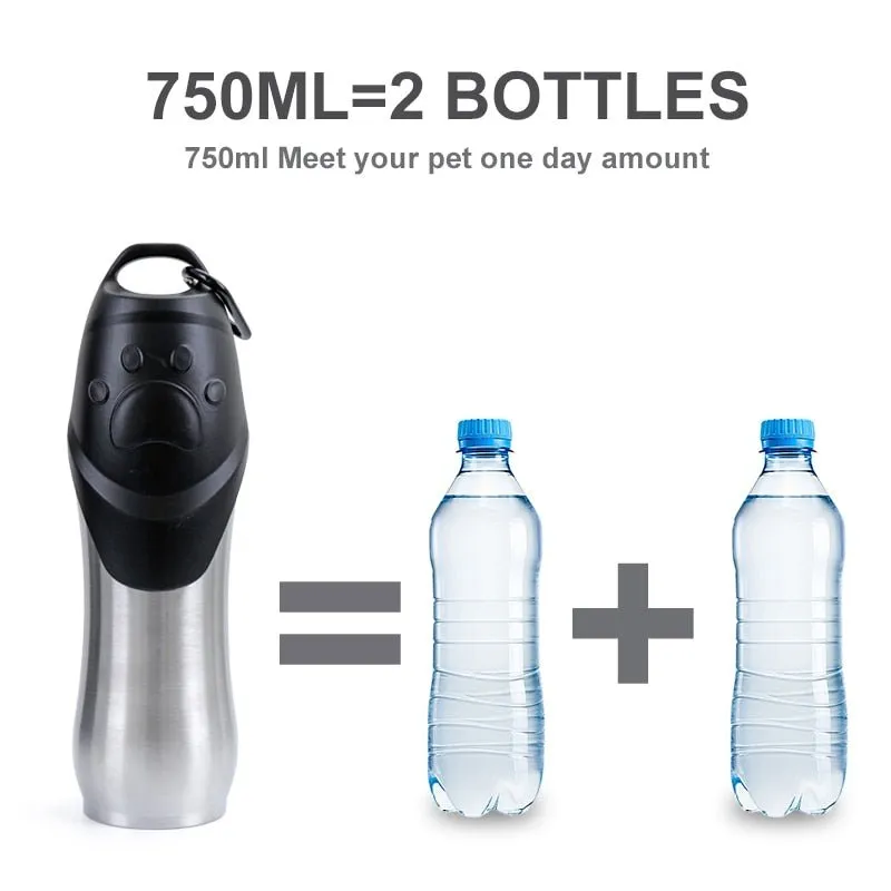 Stay Hydrated: Insulated Stainless Steel Water Bottle for Dogs!